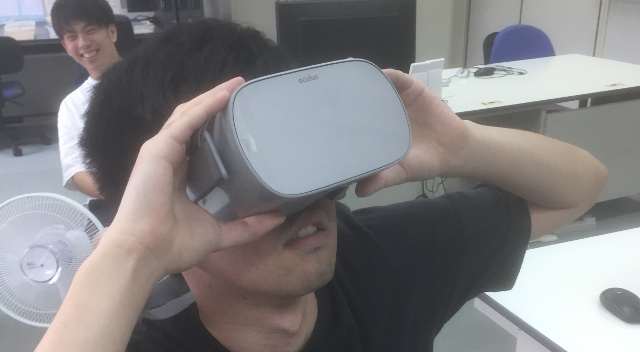VRゲームのプログラミング実習